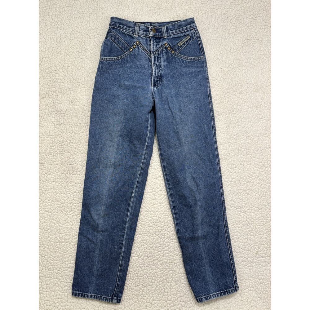 Rocky Mountain Vintage Jeans Womens 26/3 Blue Bareback High Rise Made In USA